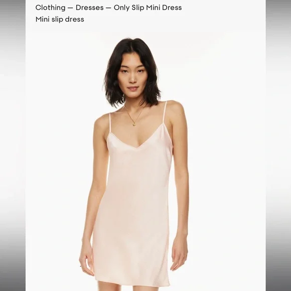 Aritzia Dresses Aritzia Wilfred Only Mini Slip Dress Poshmark